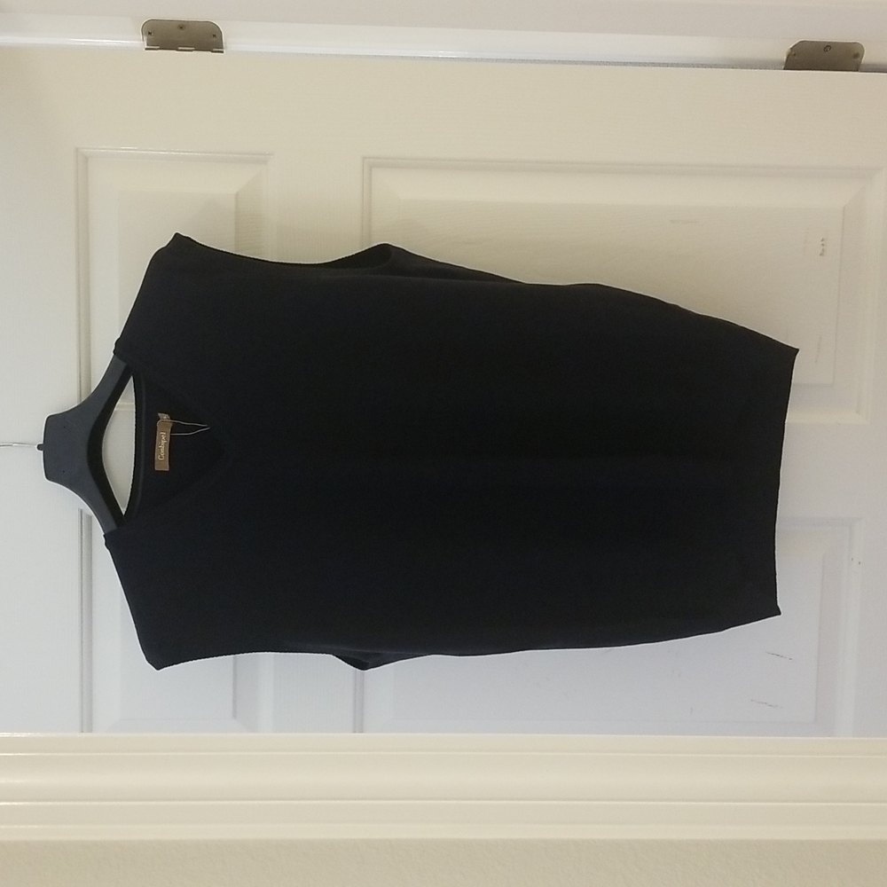 Men blue sweater vest